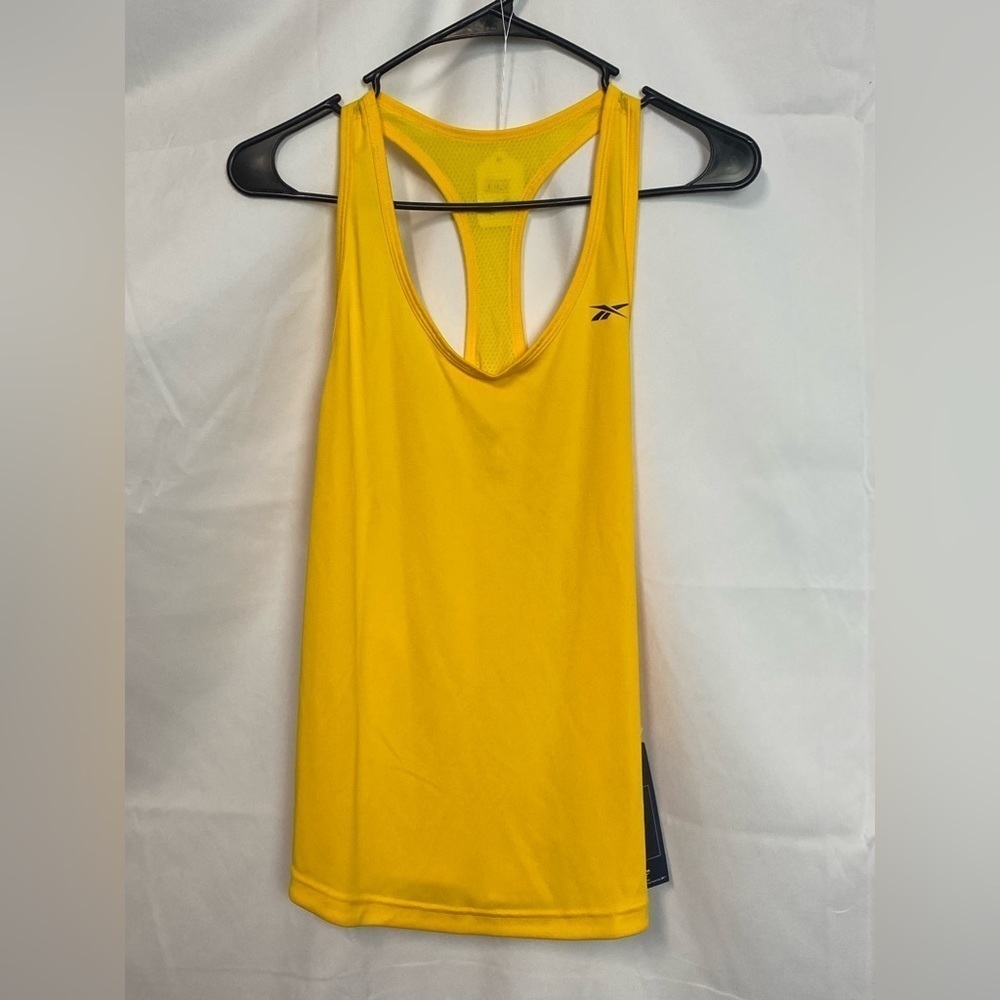 REEBOK size small yellow tank